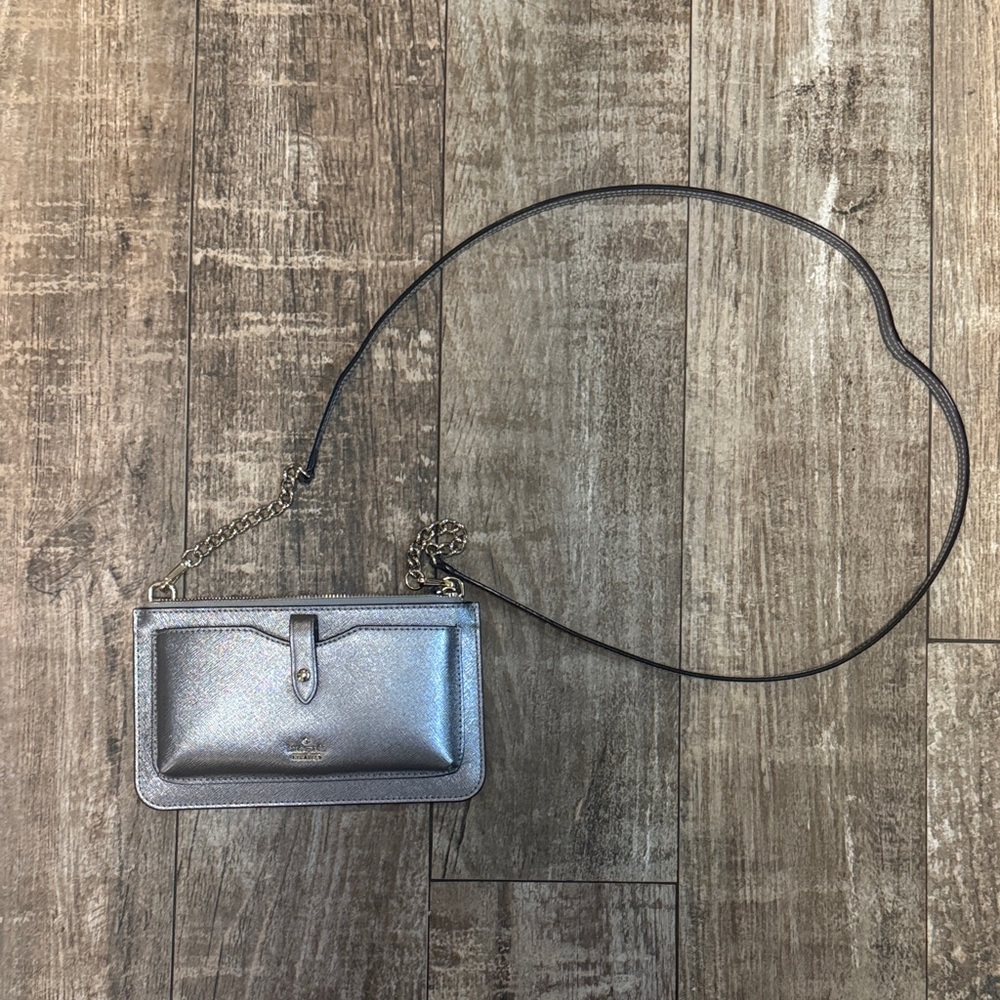 Kate Spade Silver Crossbody Bag